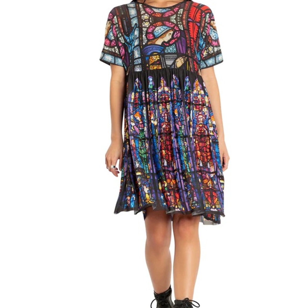 Adoration Of The Sacred Heart Sheer Smock Dress Size Large